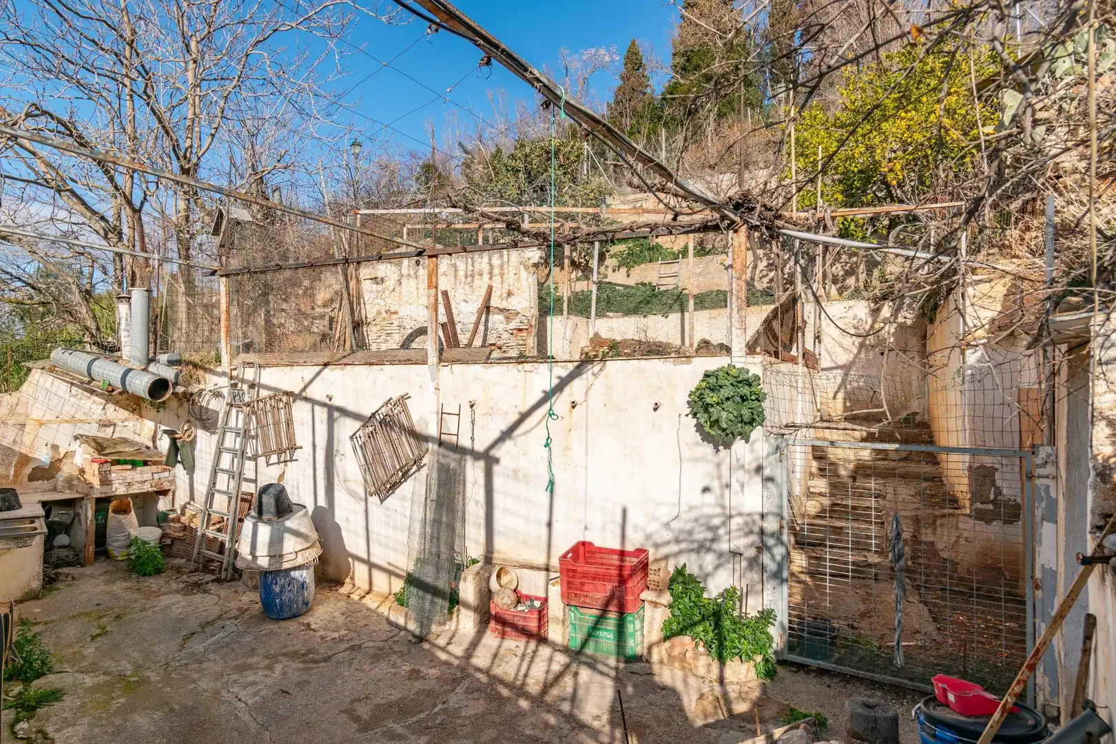 Vista exterior de Casa o xalet en venda en Granada amb Jardí privat i Terrassa