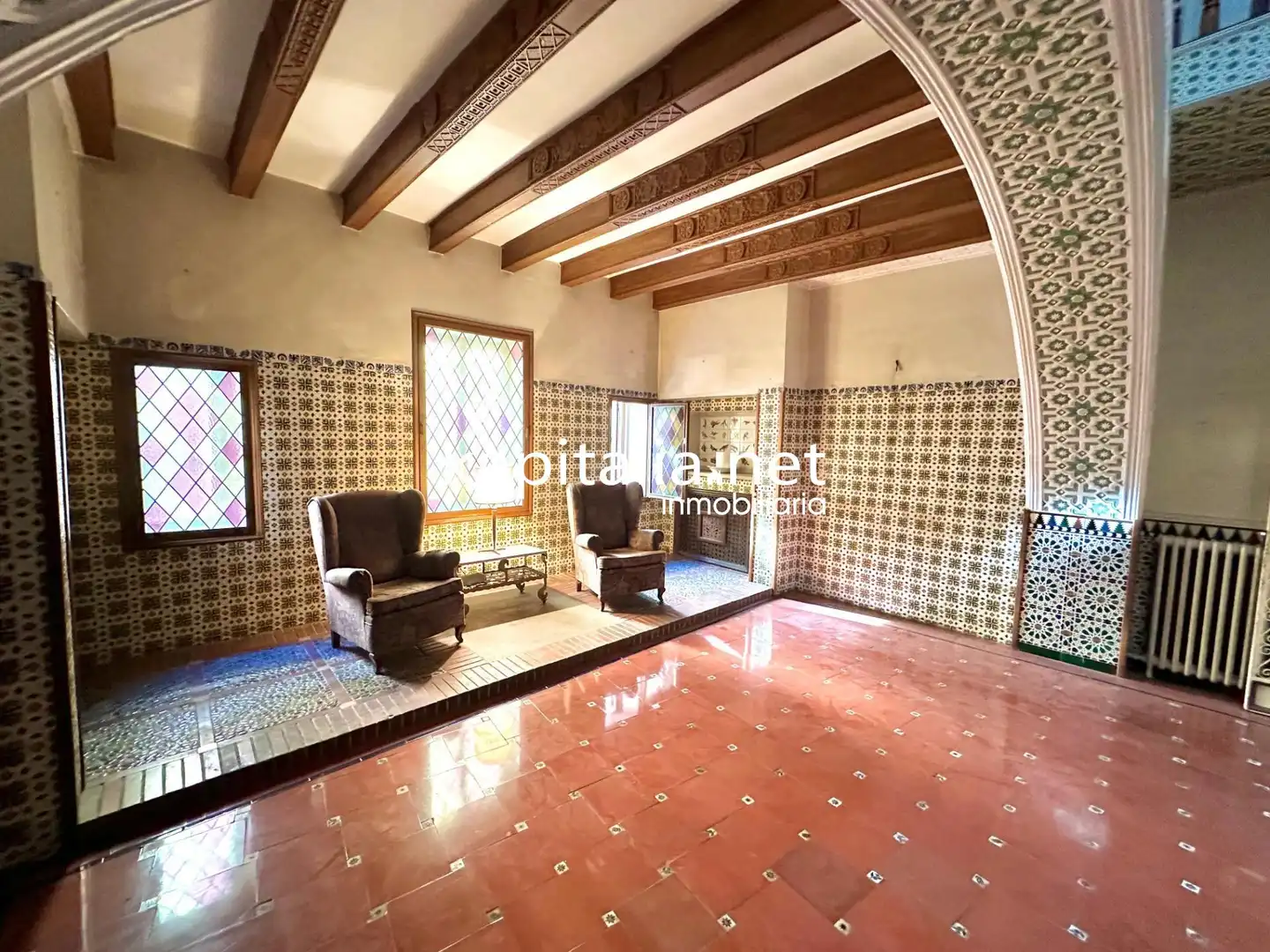 Außenansicht von Haus oder Chalet zur Miete in Alcoy / Alcoi mit Terrasse