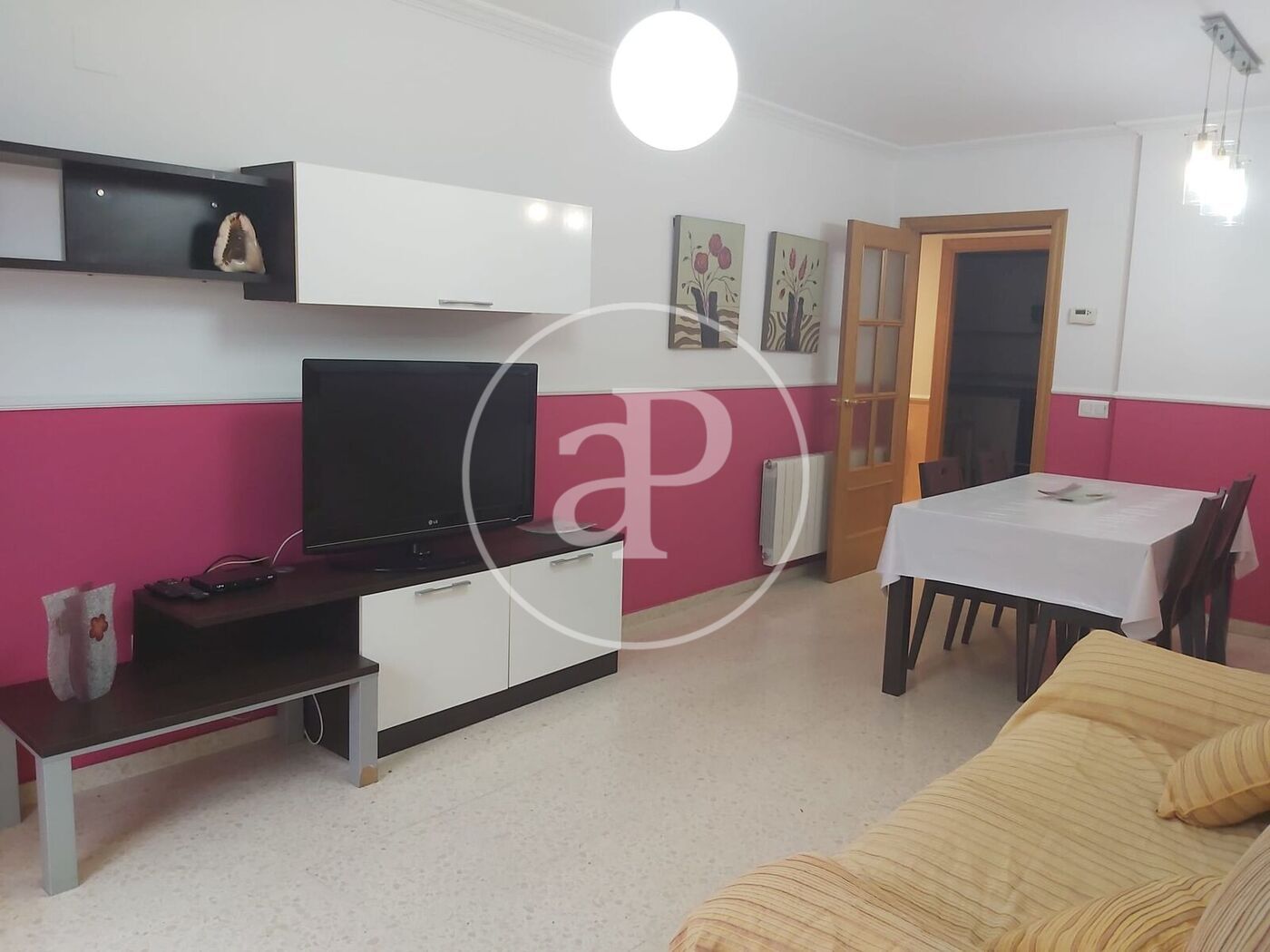 Sala d'estar de Pis de lloguer en Burjassot amb Aire condicionat, Calefacció i Terrassa