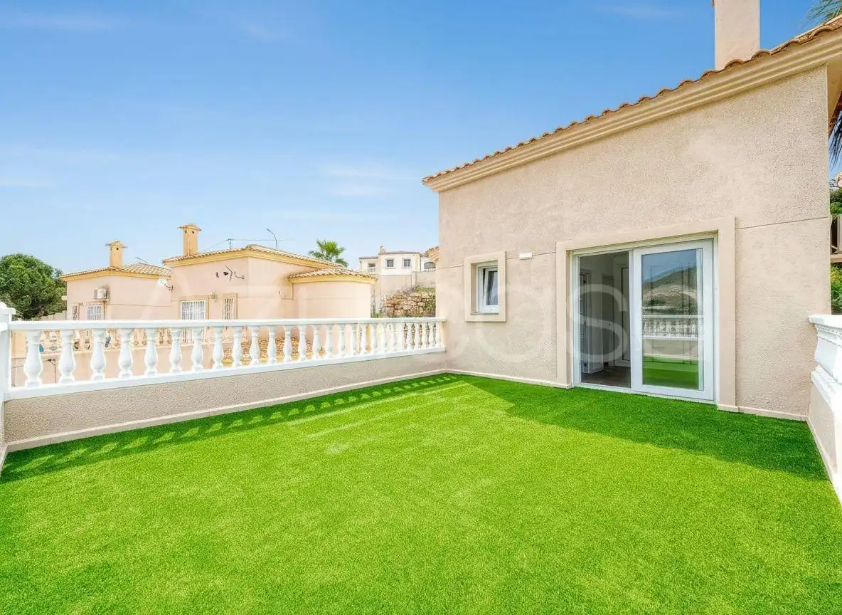 Terrace of Detached homes for sale in El Campello  with Air Conditioner, Terrace and Alarm