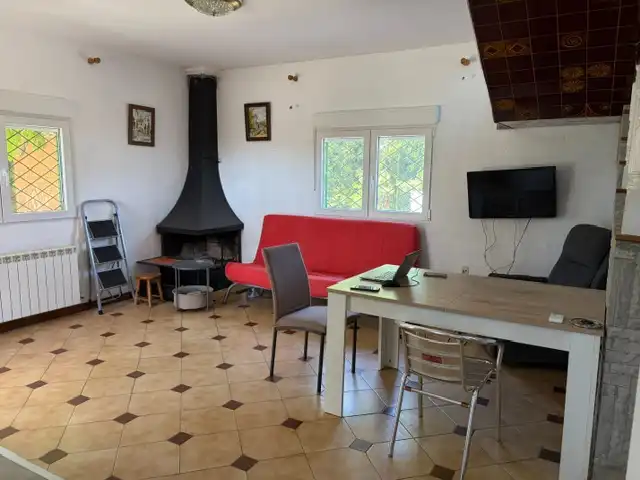 Wohnzimmer von Haus oder Chalet zum Verkauf in Els Hostalets de Pierola mit Klimaanlage, Heizung und Privatgarten