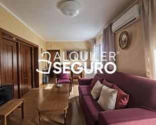 Living room of Flat to rent in  Madrid Capital  with Air Conditioner, Heating and Furnished