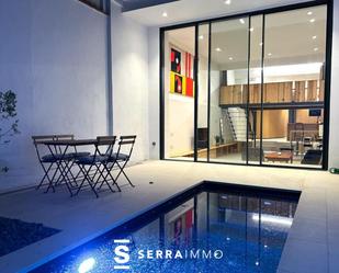 Swimming pool of Planta baja for sale in Vilanova i la Geltrú  with Heating, Terrace and Swimming Pool