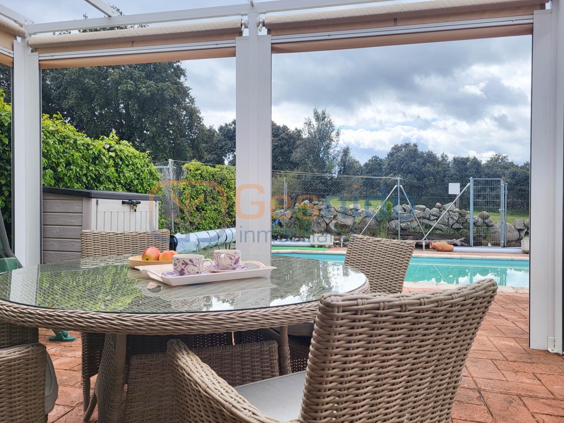 Terrace of Single-family semi-detached for sale in Ituero y Lama  with Heating, Private garden and Terrace