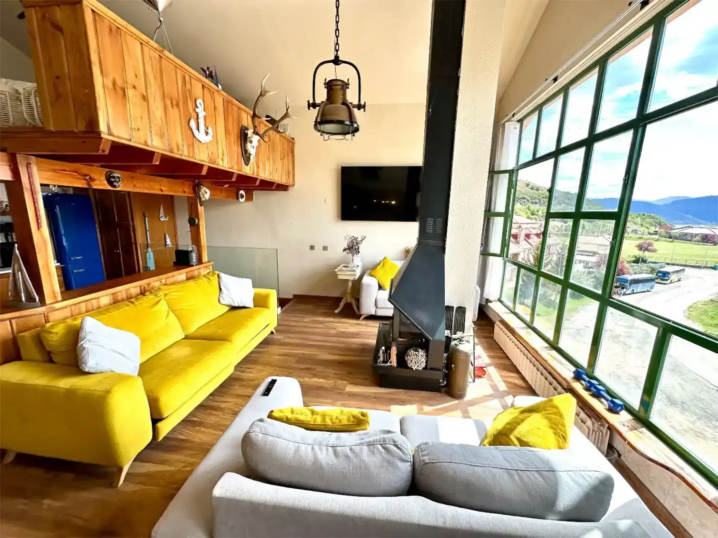 Sala de estar de Piso en venta en Riaño con Trastero y Amueblado