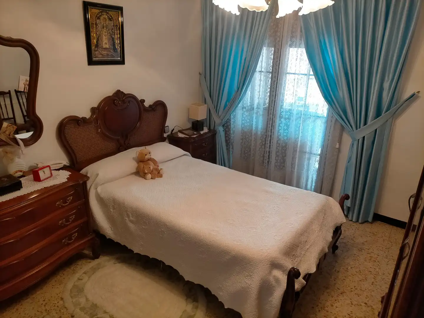Schlafzimmer von Wohnung zum Verkauf in Arévalo mit Heizung, Terrasse und Möbliert