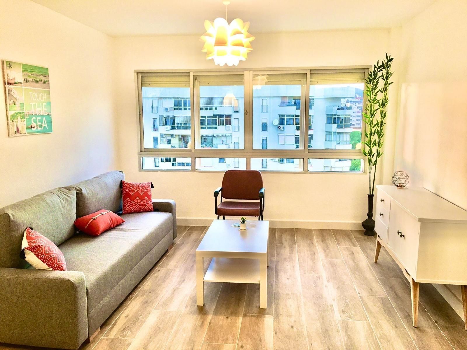 Sala d'estar de Pis en venda en Málaga Capital amb Aire condicionat