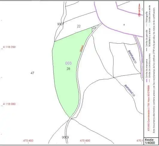 Land for sale in Chimeneas