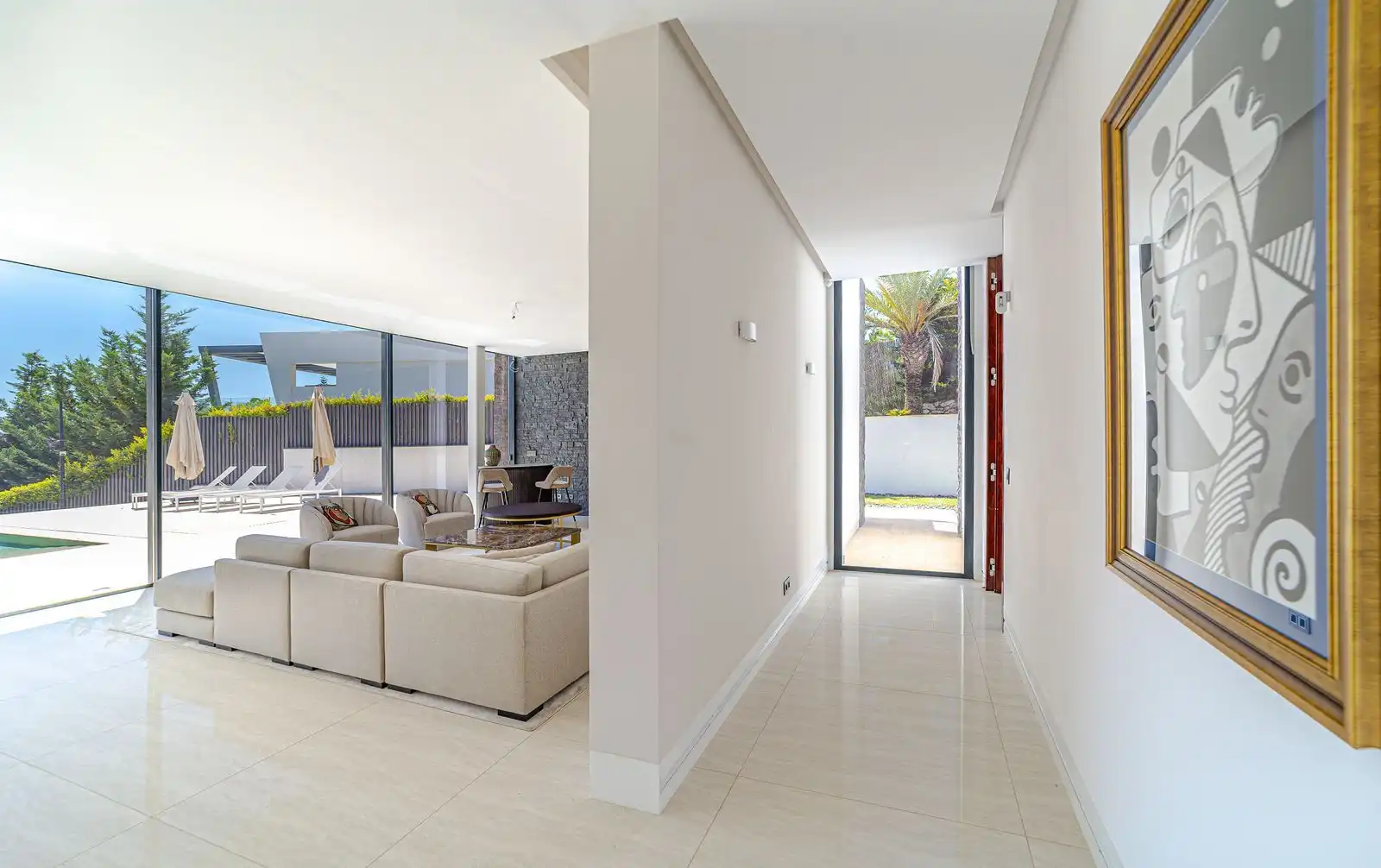 Haus oder Chalet zur Miete in Marbella mit Klimaanlage, Privatgarten und Terrasse