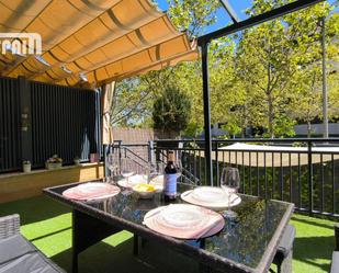 Terrassa de Dúplex de lloguer en  Madrid Capital amb Aire condicionat, Calefacció i Jardí privat