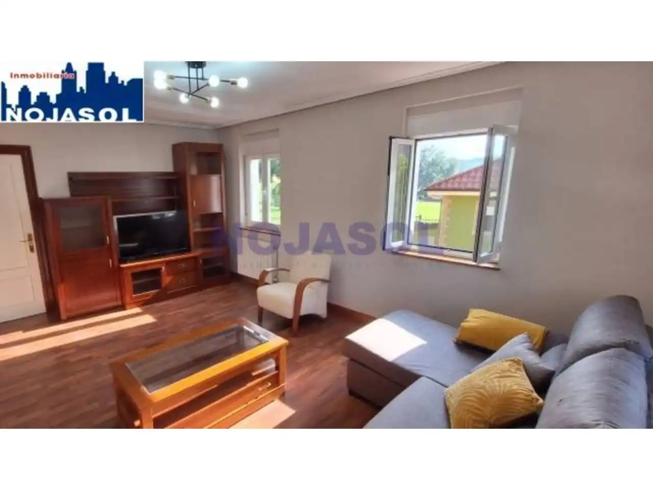 Wohnzimmer von Haus oder Chalet zur Miete in Hazas de Cesto mit Heizung, Privatgarten und Parkett