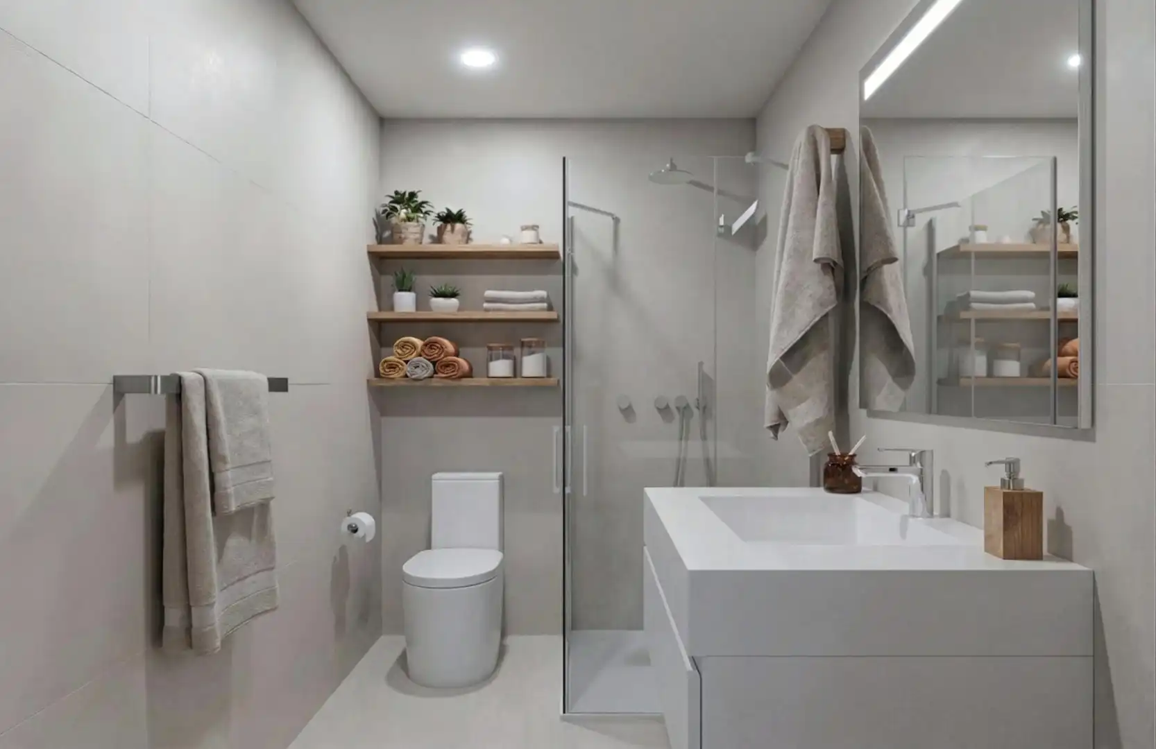 Baño de Casa o chalet en venta en Mazarrón con Jardín privado, Terraza y Trastero