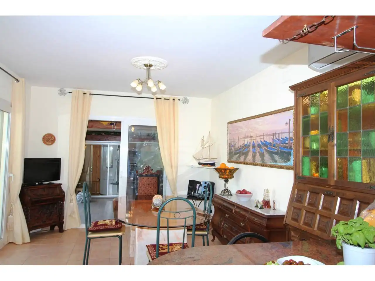 Dining room of Houses for sale in Lloret de Mar  with Air Conditioner, Heating and Private garden
