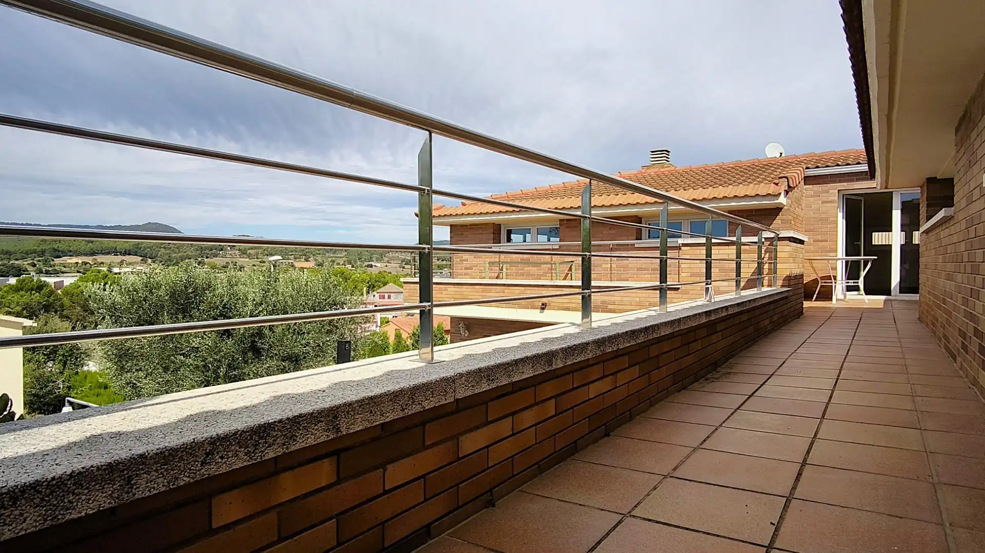 Terrasse von Haus oder Chalet zum Verkauf in Sant Salvador de Guardiola mit Privatgarten, Terrasse und Schwimmbad