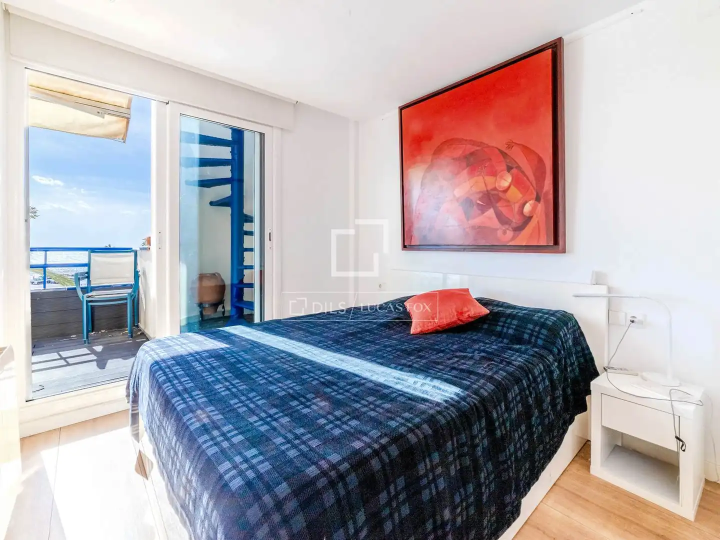 Bedroom of Attic for sale in Sitges  with Air Conditioner, Terrace and Swimming Pool
