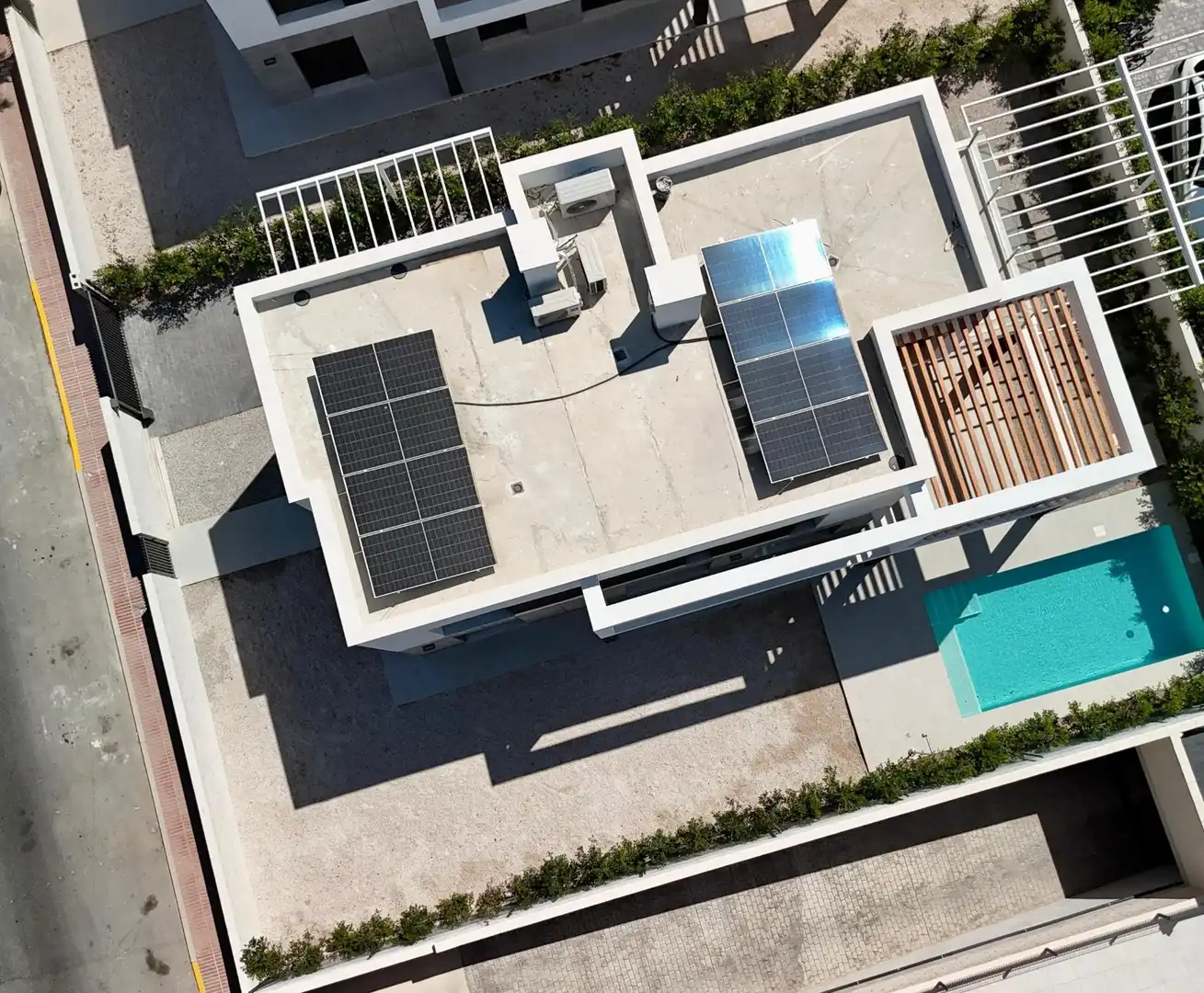 Vista exterior de Casa o chalet en venta en Mutxamel con Aire acondicionado, Jardín privado y Trastero