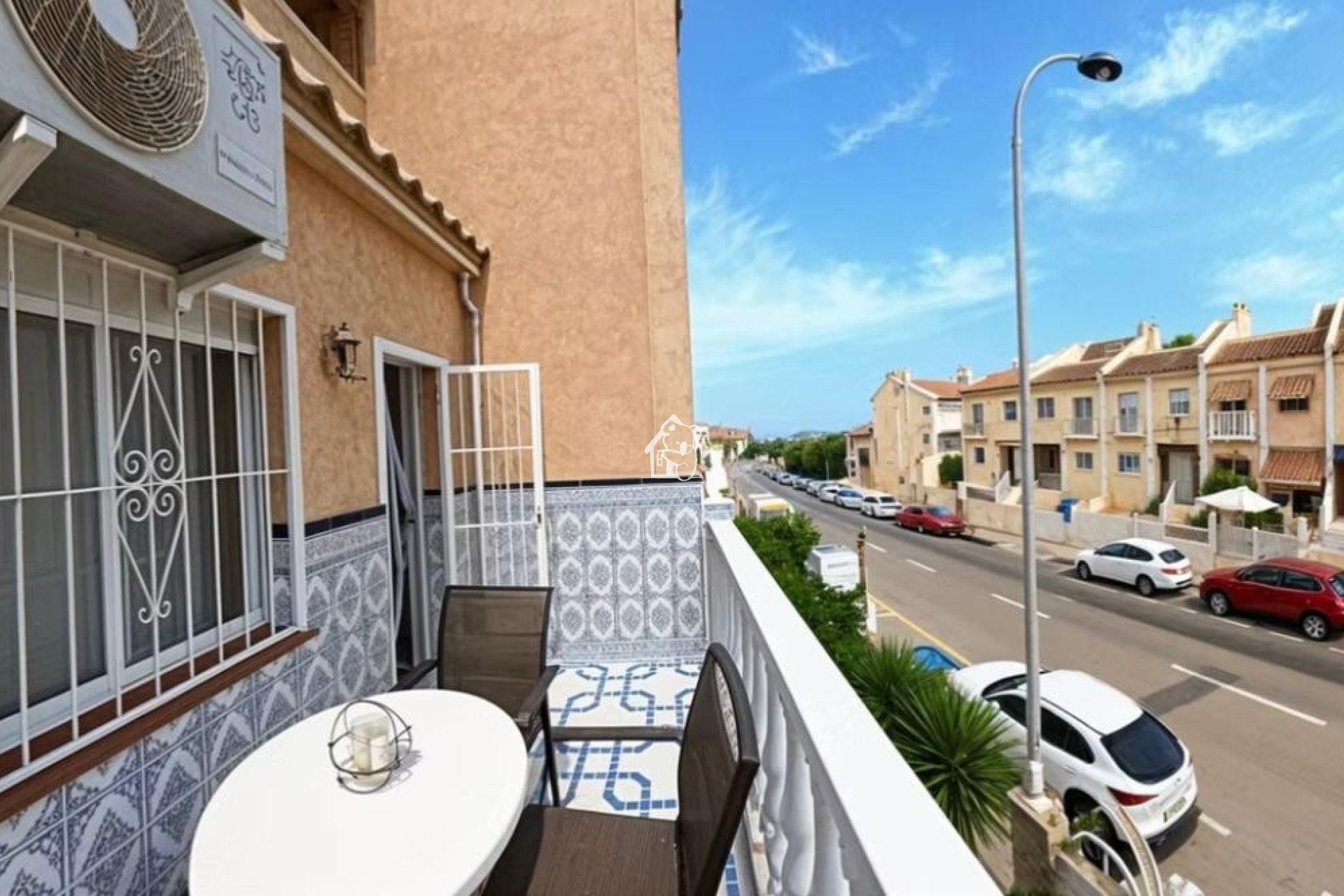 Exterior view of Single-family semi-detached to rent in Torrevieja  with Air Conditioner, Terrace and Swimming Pool