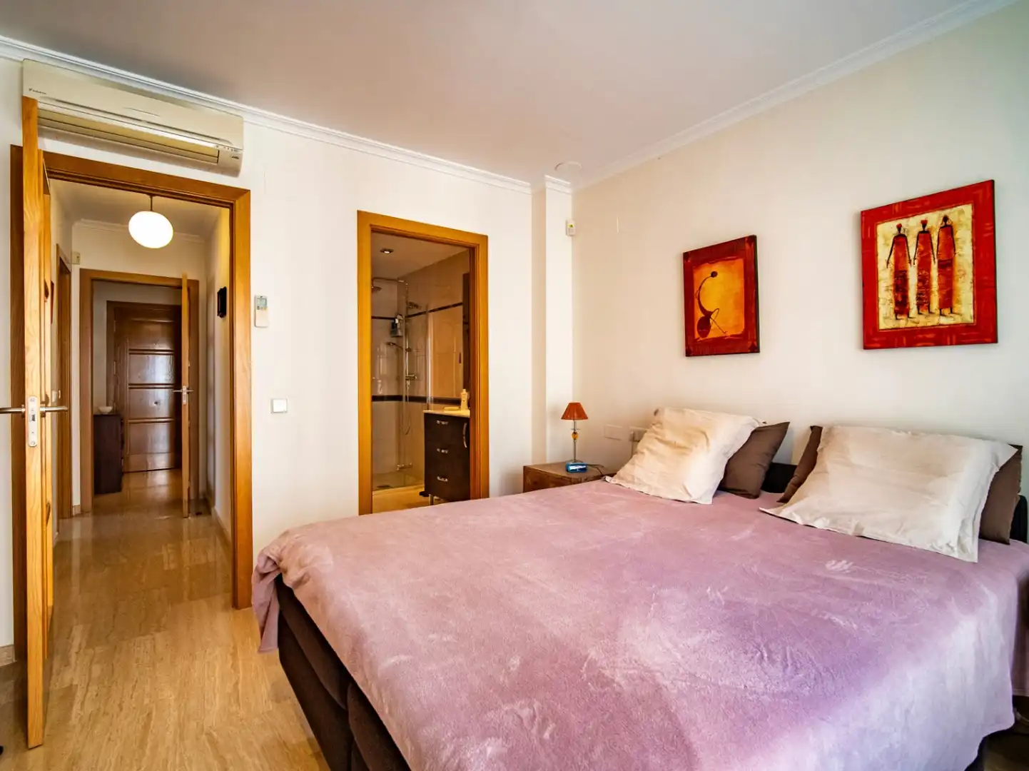 Bedroom of Apartments for sale in L'Alfàs del Pi  with Air Conditioner, Heating and Private garden
