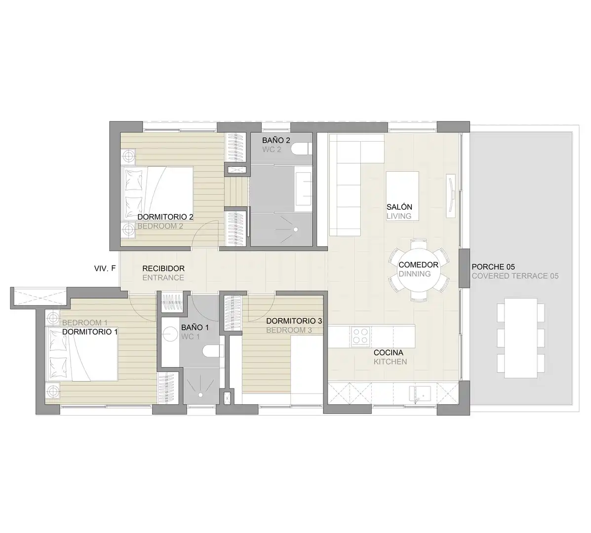 Apartament amb piscina en venda a Ponent, imagen 22