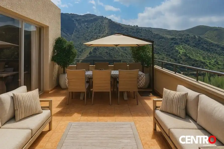 Terrasse von Wohnung zum Verkauf in Cenes de la Vega mit Klimaanlage, Heizung und Privatgarten
