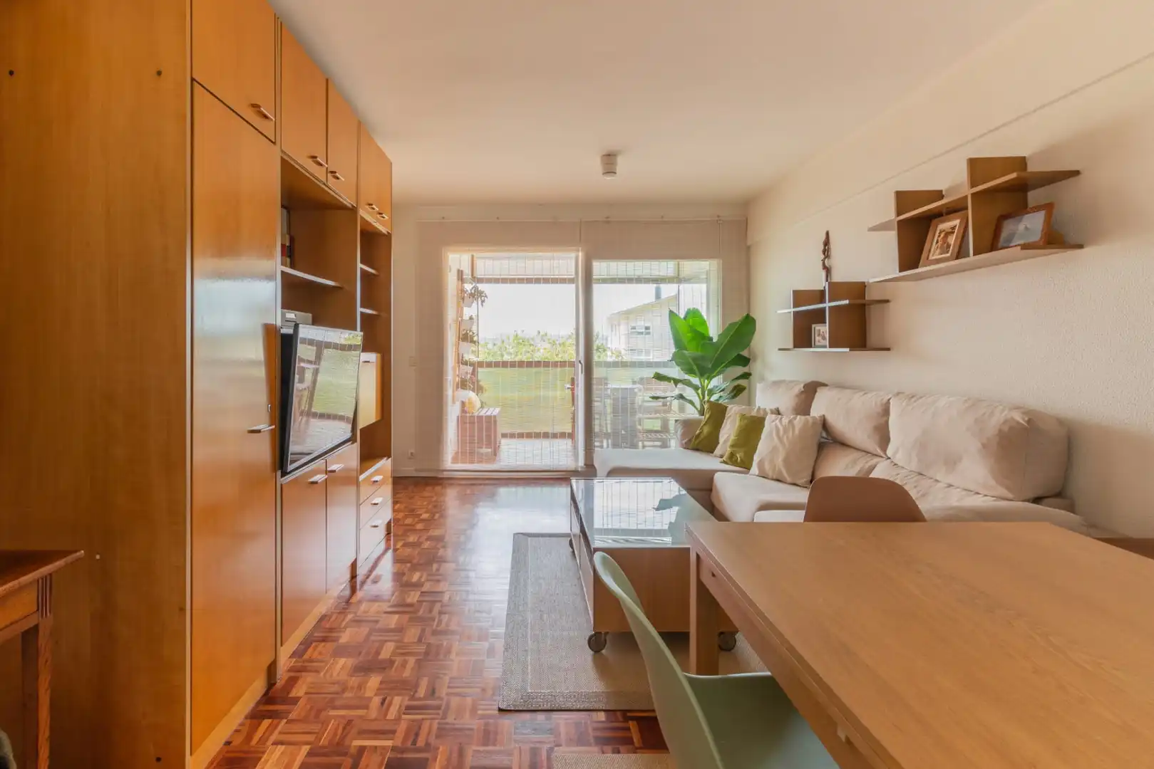 Wohnzimmer von Wohnung zur Miete in Sopela mit Heizung, Terrasse und Möbliert