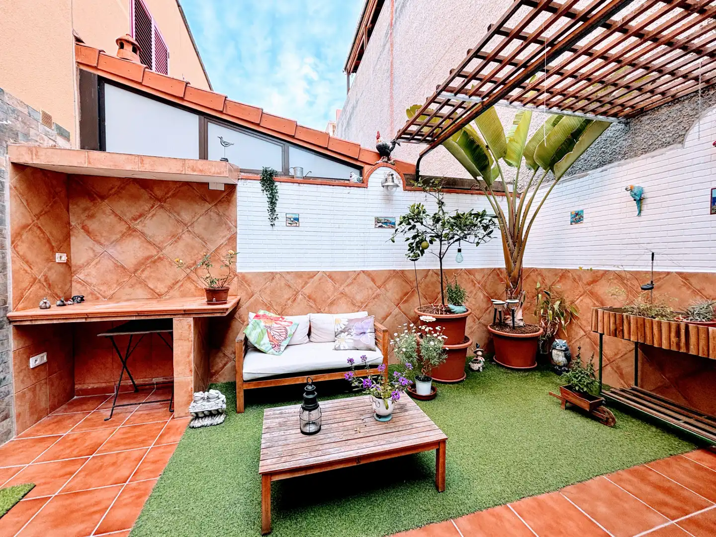 Terrasse von Einfamilien-Reihenhaus zum Verkauf in Las Palmas de Gran Canaria mit Terrasse und Abstellraum