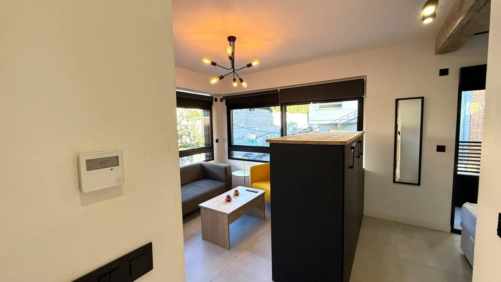 Wohnzimmer von Loft zur Miete in Alicante / Alacant mit Klimaanlage, Heizung und Terrasse