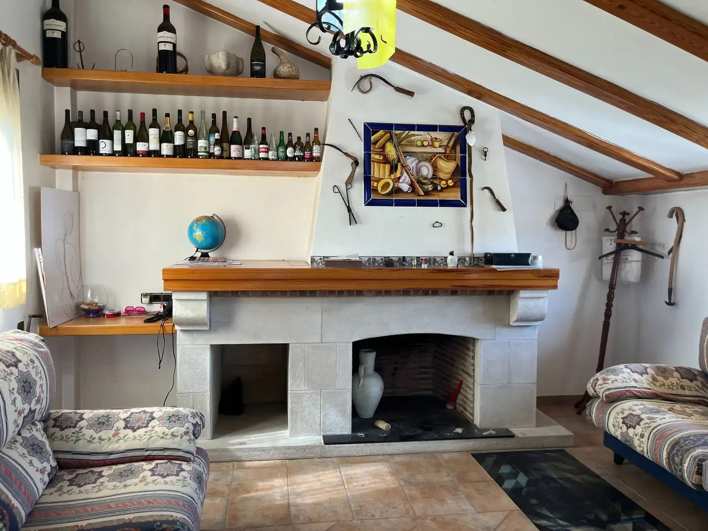 Living room of Detached homes for sale in Albaida  with Air Conditioner, Heating and Terrace