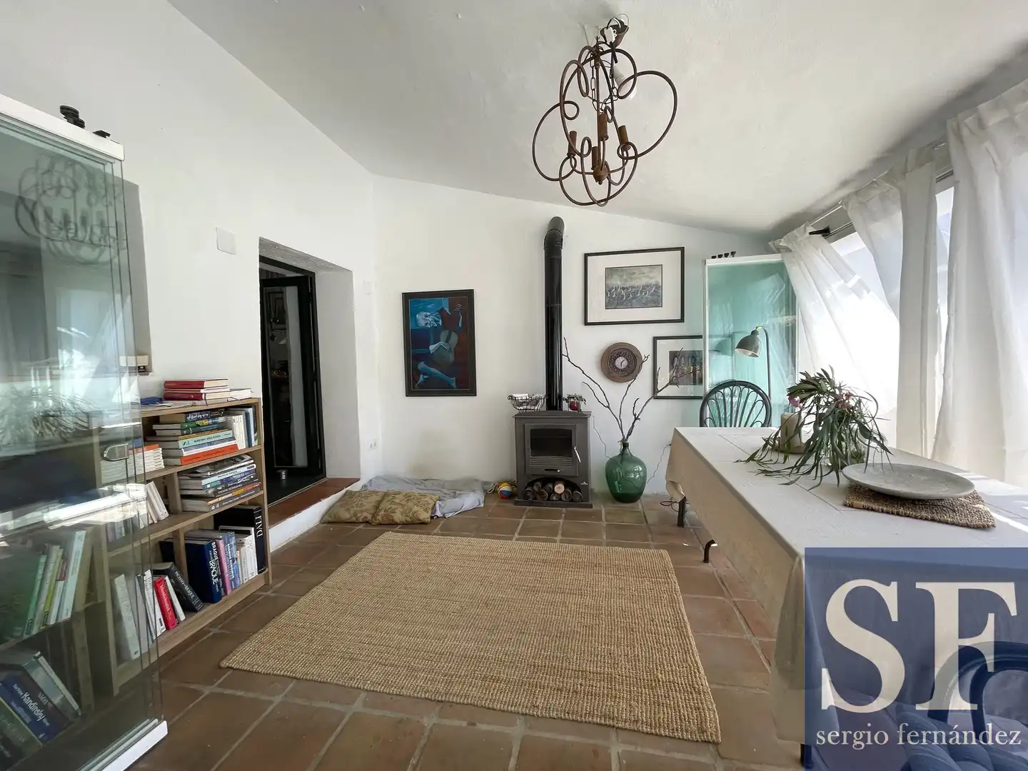 Sala de estar de Casa o chalet en venta en Cómpeta
