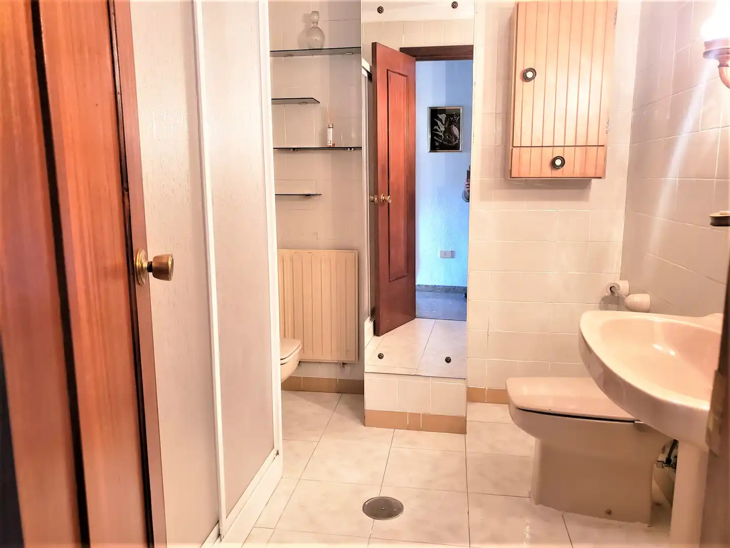 Baño de Piso de alquiler en Cáceres con Calefacción, Terraza y Amueblado