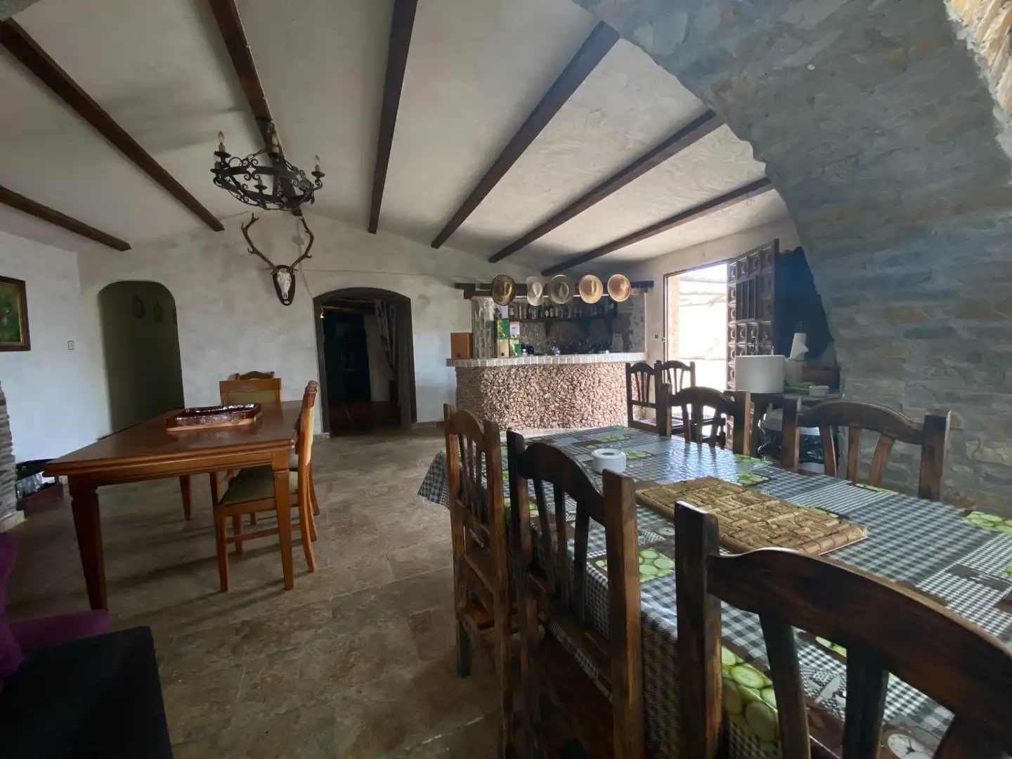 Menjador de Finca rústica en venda en Las Tres Villas amb Moblat