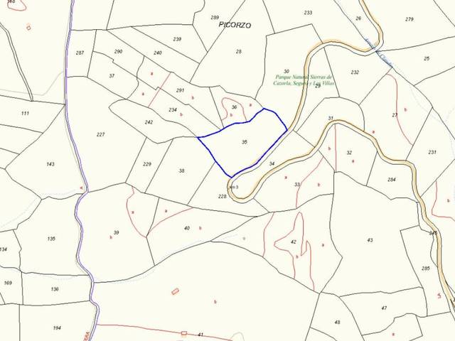 Terreno en Venta en DISEMINADO SEGURA DE LA SIERRA en Segura de la Sierra