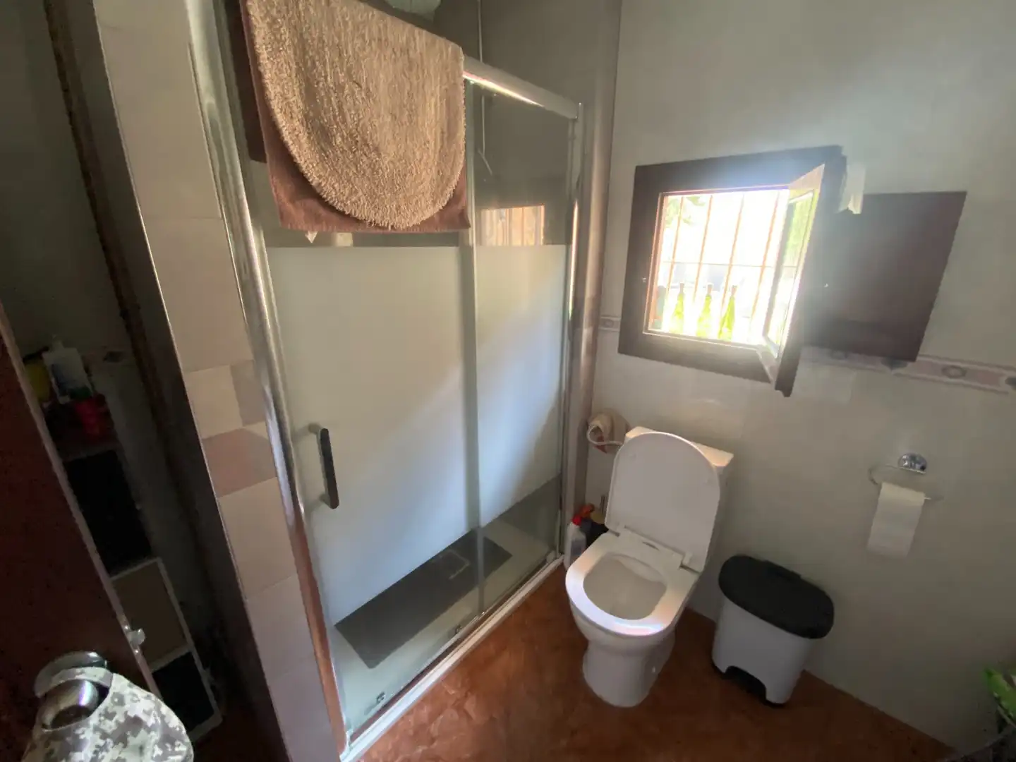 Baño de Finca rústica en venta en Sax con Aire acondicionado, Calefacción y Jardín privado