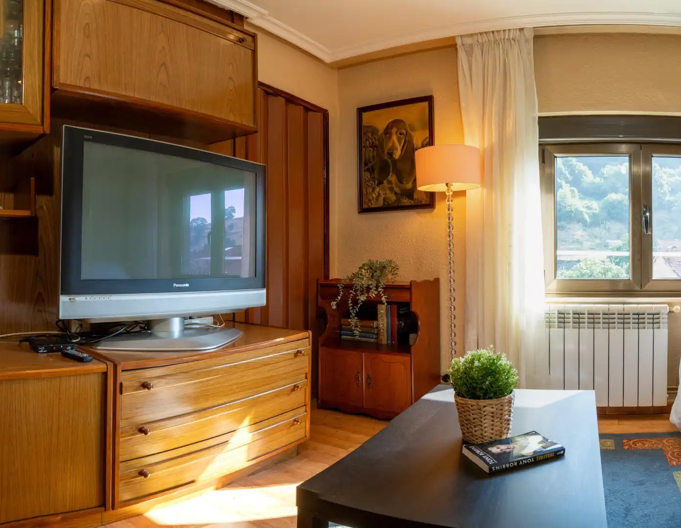 Living room of Flat for sale in Aller  with Heating and Furnished