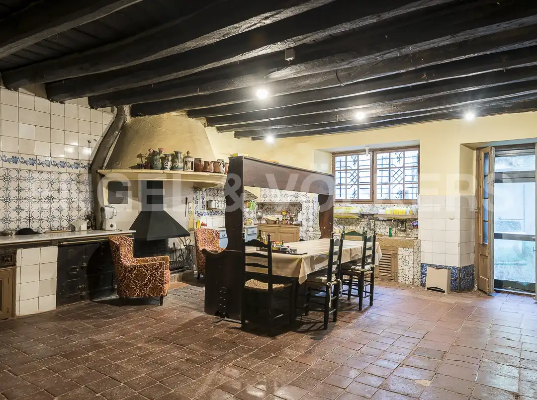 Küche von Country house zum Verkauf in Sant Celoni mit Heizung, Terrasse und Schwimmbad