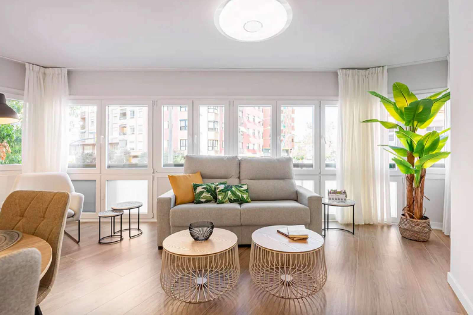 Living room of Apartment to share in Málaga Capital  with Air Conditioner, Heating and Terrace