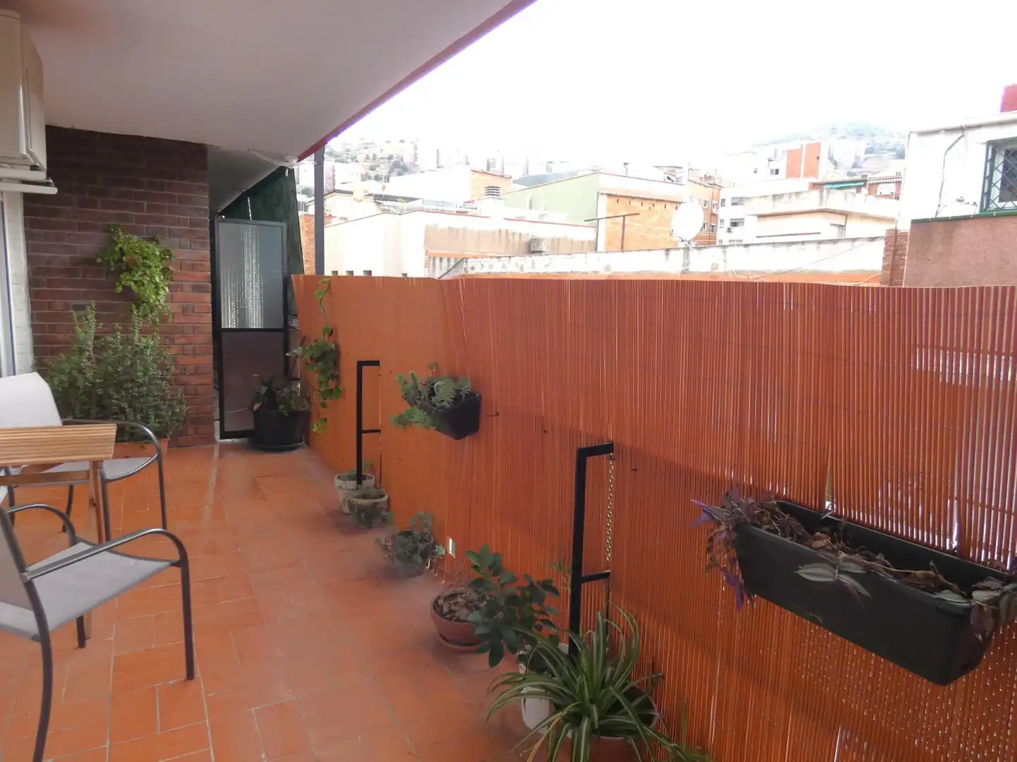 Terraza de Piso en venta en Santa Coloma de Gramenet con Aire acondicionado, Calefacción y Parquet