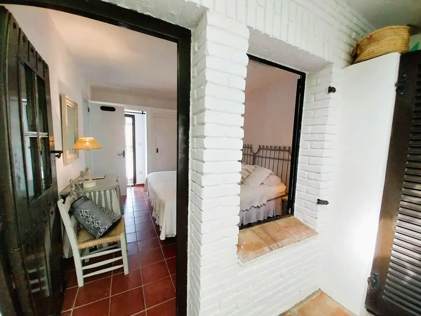 Dormitori de Casa o xalet de lloguer en Mijas amb Jardí privat, Terrassa i Moblat