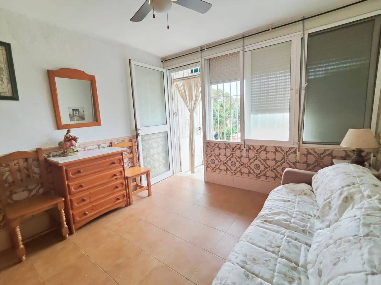 Bedroom of Flat for sale in Estepona  with Air Conditioner and Terrace