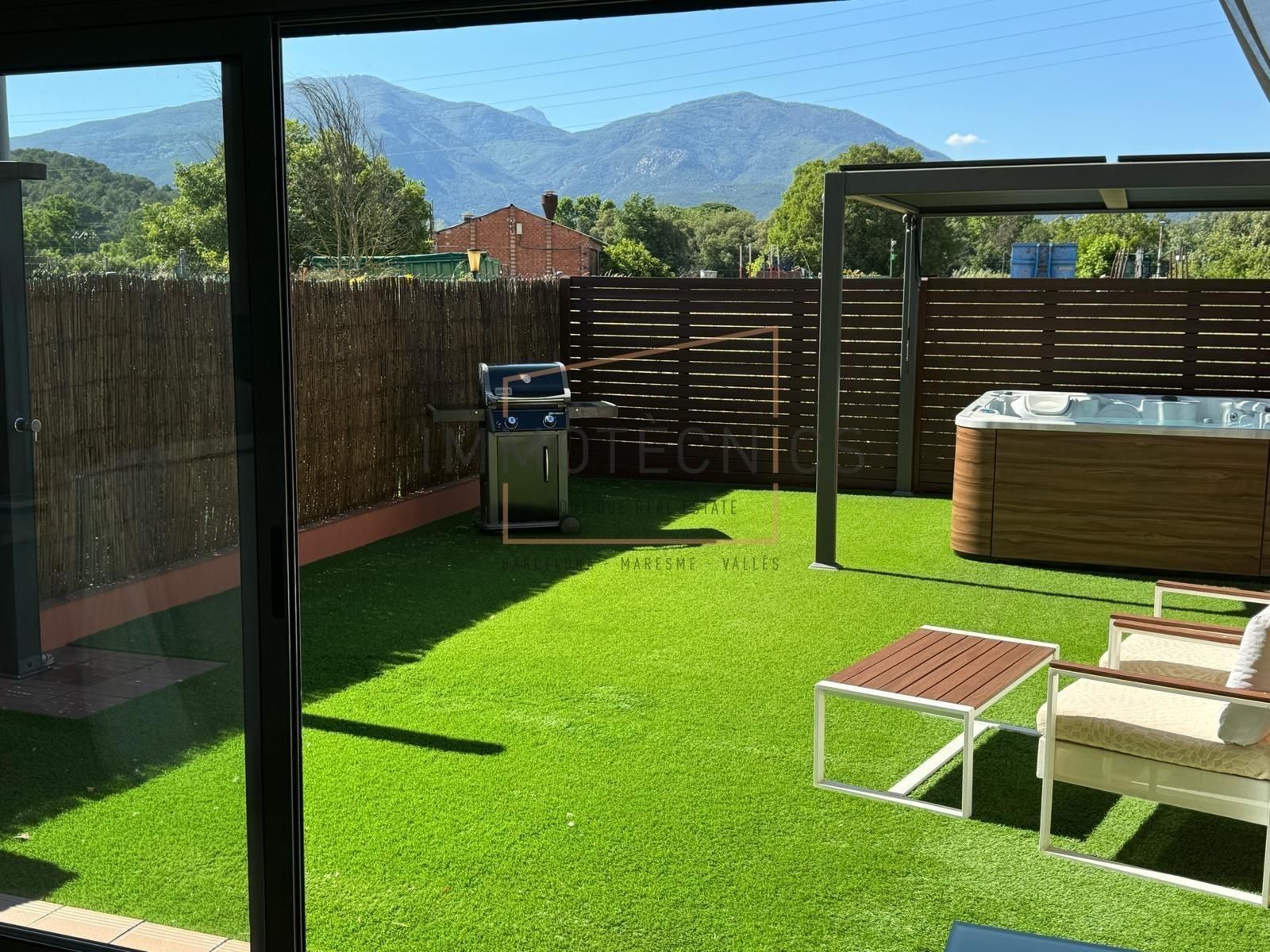 Terraza de Casa adosada en venta en Gualba con Jardín privado, Parquet y Terraza