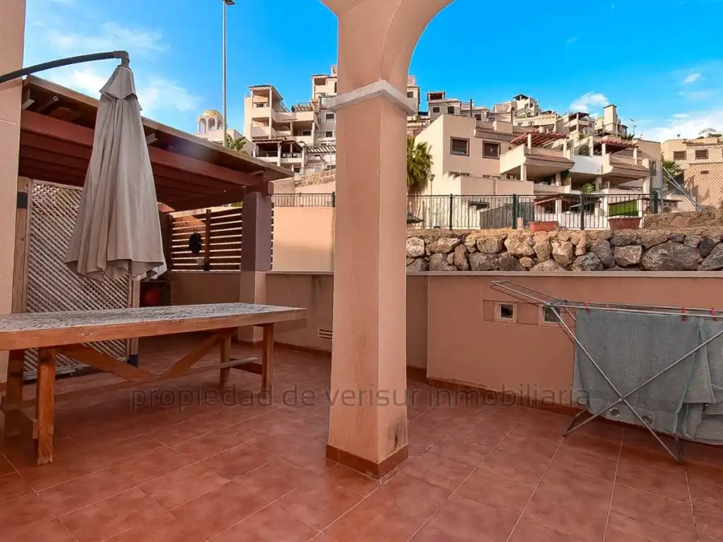 Terraza de Apartamento de alquiler en Águilas con Jardín privado, Terraza y Piscina