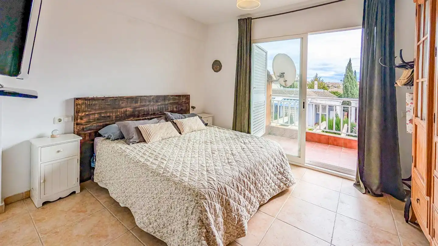 Bedroom of Detached homes for sale in Santa Pola  with Air Conditioner, Private garden and Terrace