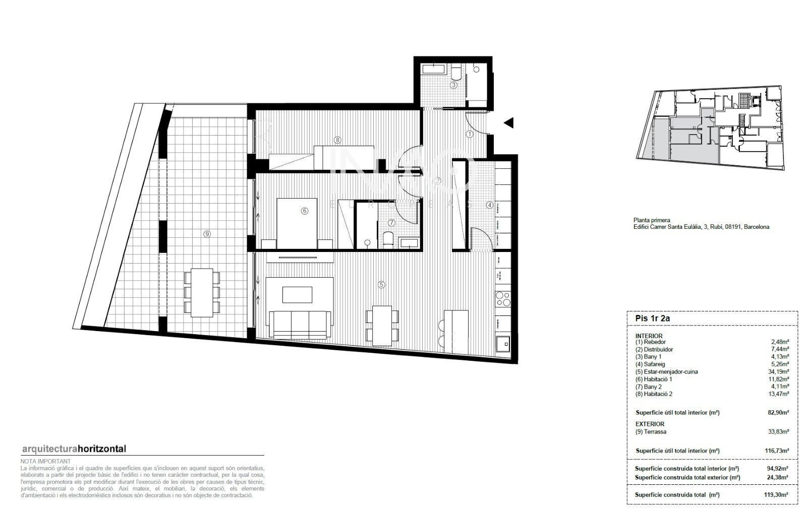 Pis en venda en Rubí amb Terrassa