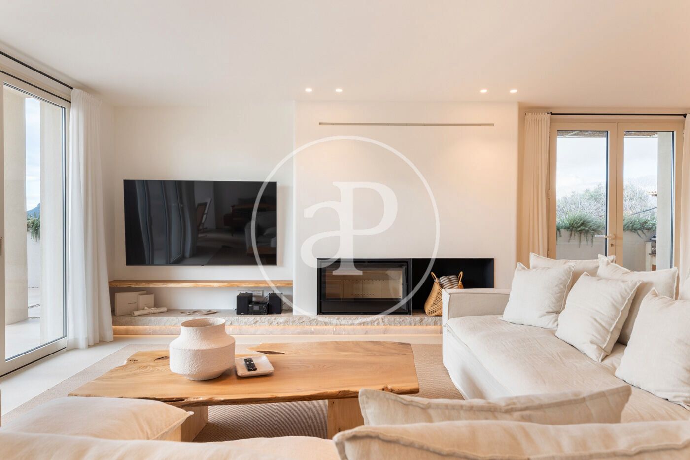 Living room of House or chalet for sale in Búger  with Air Conditioner, Heating and Private garden