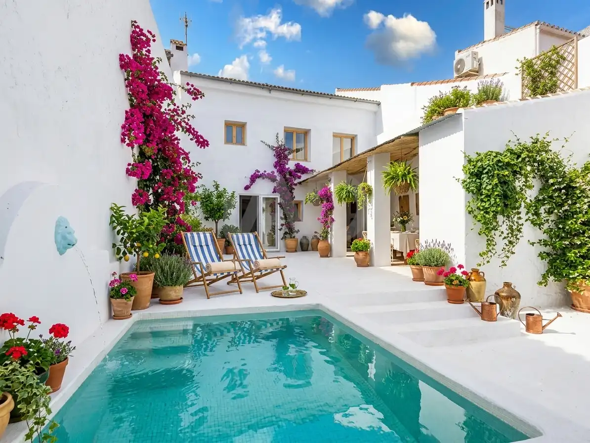 Terraza de Casa o chalet en venta en Serrato con Terraza y Piscina