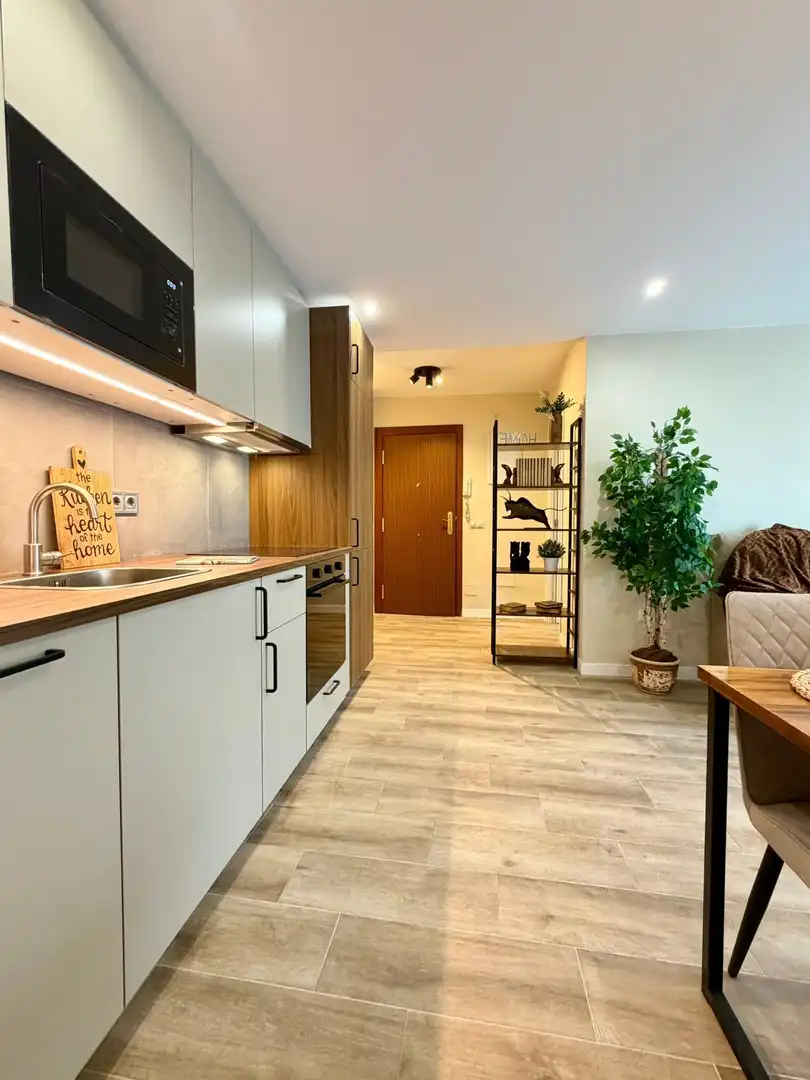 Kitchen of Flat for sale in Málaga  with Air Conditioner, Heating and Terrace