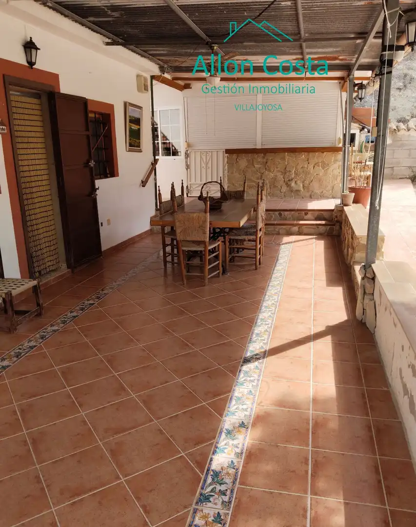 Terraza de Finca rústica en venta en Orxeta con Jardín privado, Terraza y Trastero