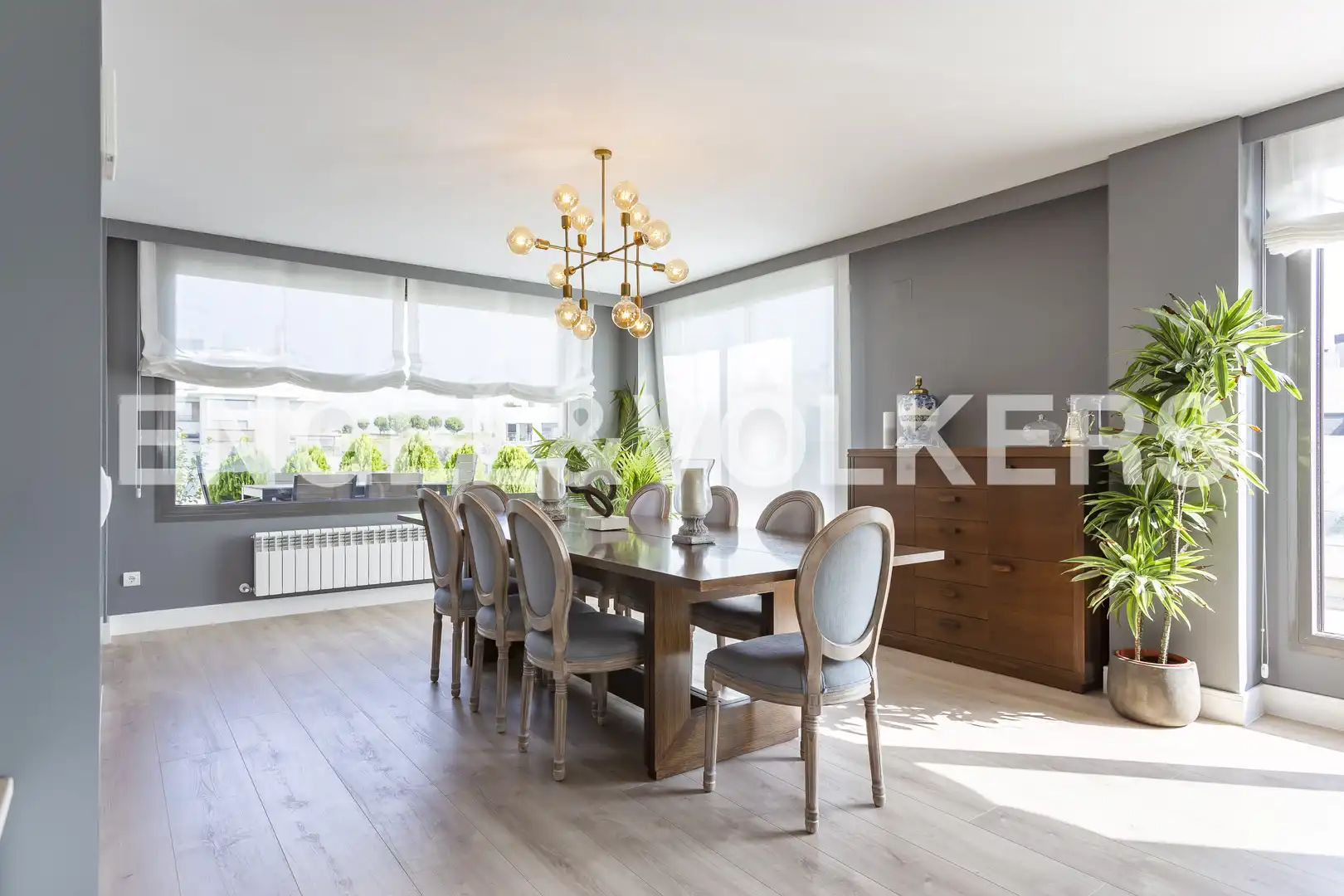 Comedor de Ático de alquiler en Madrid con Aire acondicionado, Calefacción y Terraza