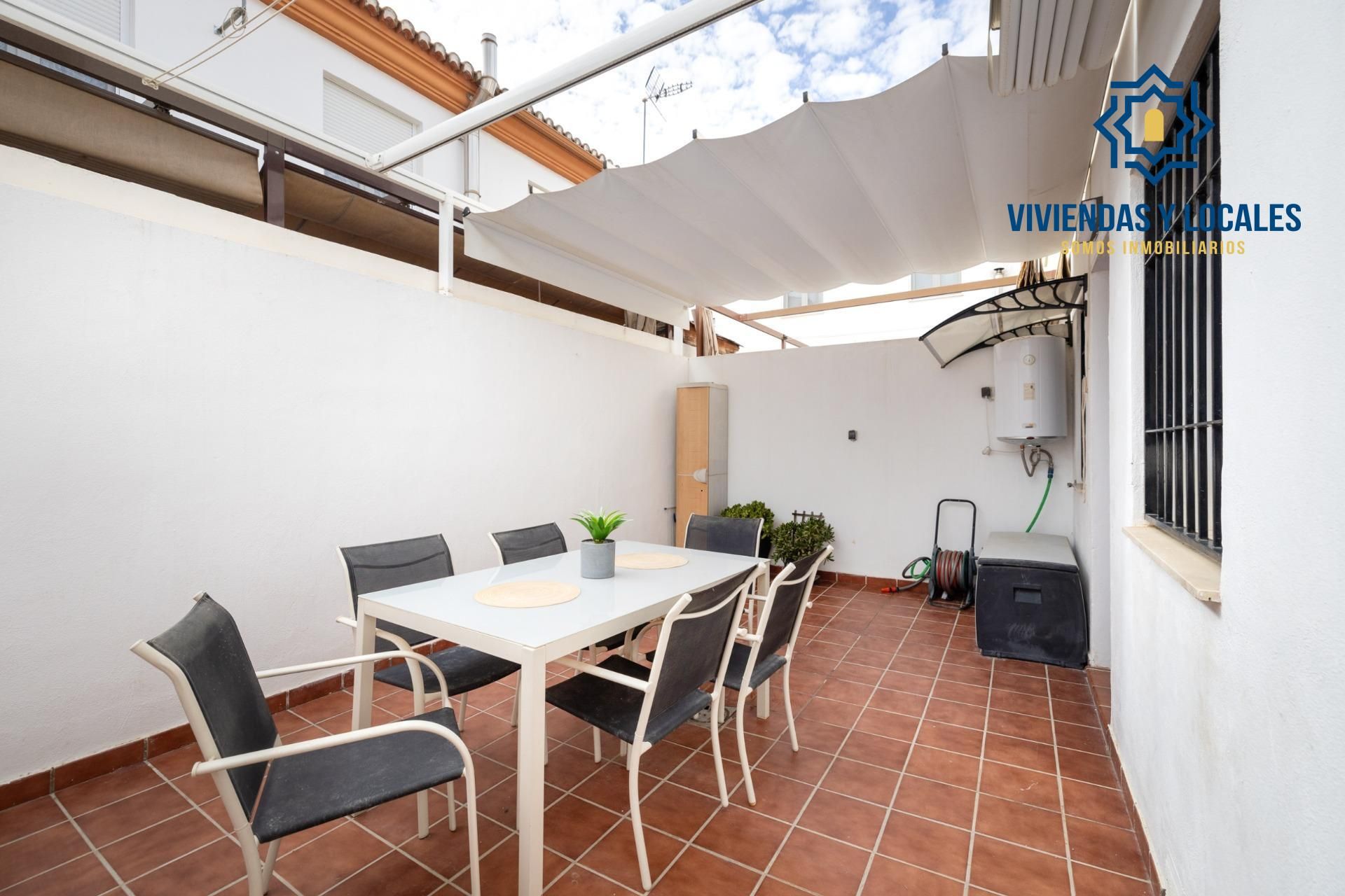 Terrace of Single-family semi-detached for sale in Las Gabias  with Air Conditioner and Heating
