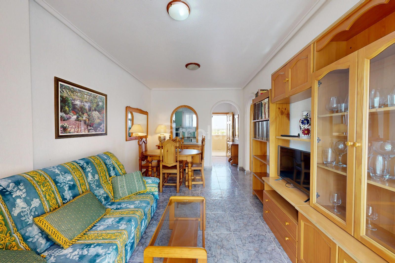 Living room of Flat for sale in Elche / Elx  with Terrace, Swimming Pool and Furnished